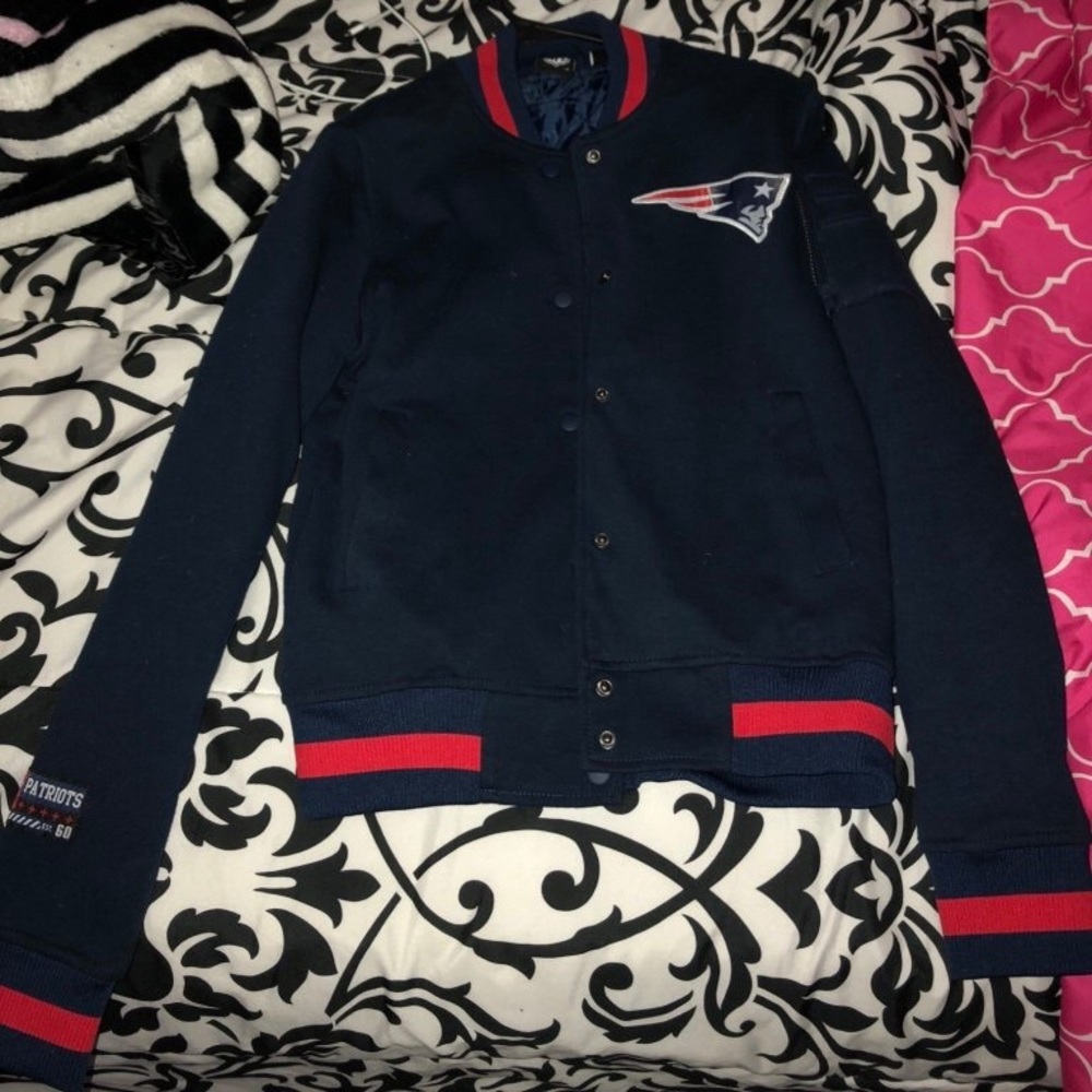 Official Team Apparel of NFL Patriots Jacket
